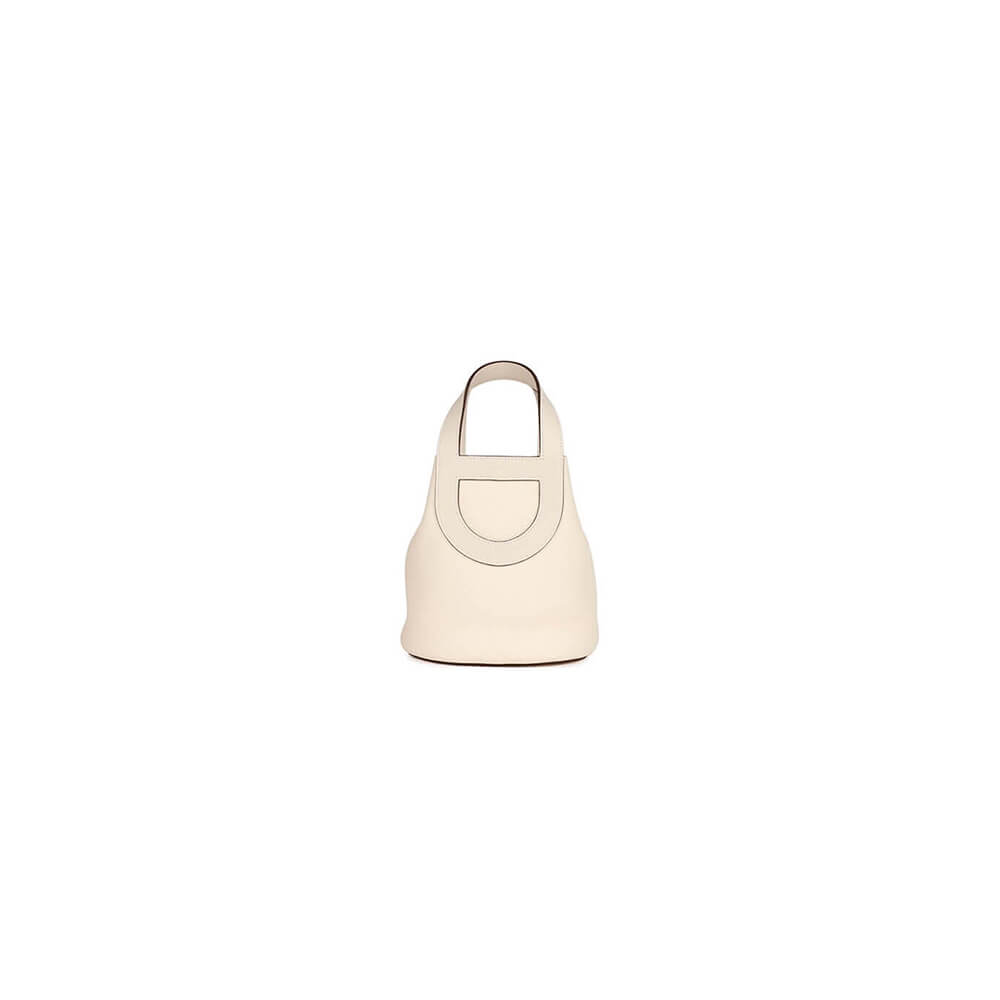 Grey Hermes loop bag