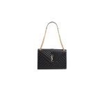 Black YSL Large Envelope Bag