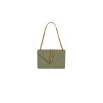 Green YSL Large Envelope Bag