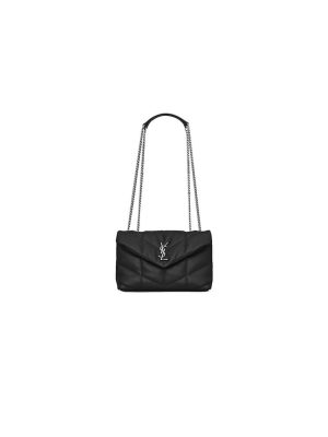 Black YSL Toy Puffer in lambskin