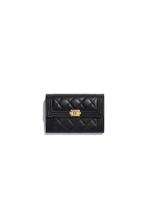 Chanel boy long wallet