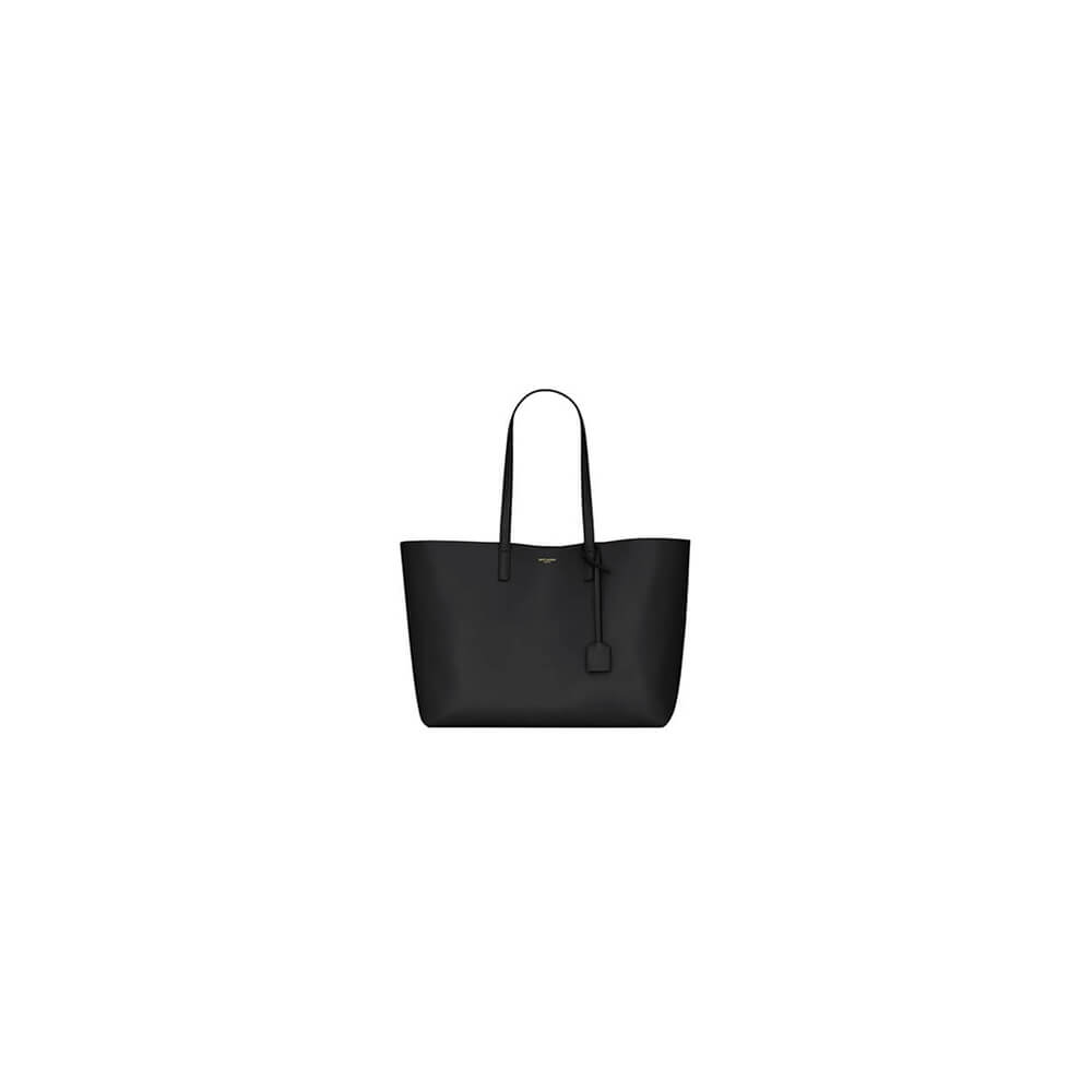Black YSL Shopping Saint Laurent leather