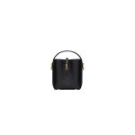 BLACK YSL LE 37 mini in shiny leather