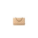 Apricot Chanel classic chain wallet