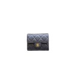 Black CHANEL Classic Small Flap Wallet