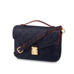 Red LV Pochette Metis Handbag