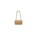 Beige YSL LOULOU small in MATELASSE lambskin