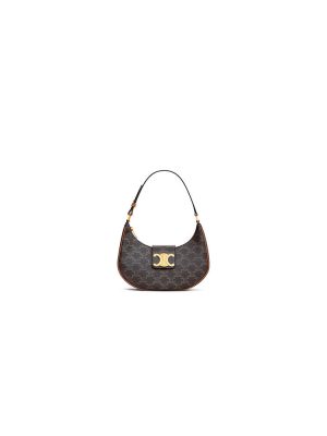 CELINE AVA TRIOMPHE medium bag with logo print