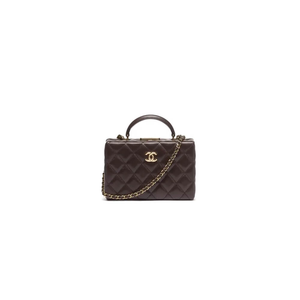 Dark Brown CHANEL small Box Pack (High-end grade)