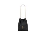 Black YSL JAMIE 4.3 POCHON in lambskin