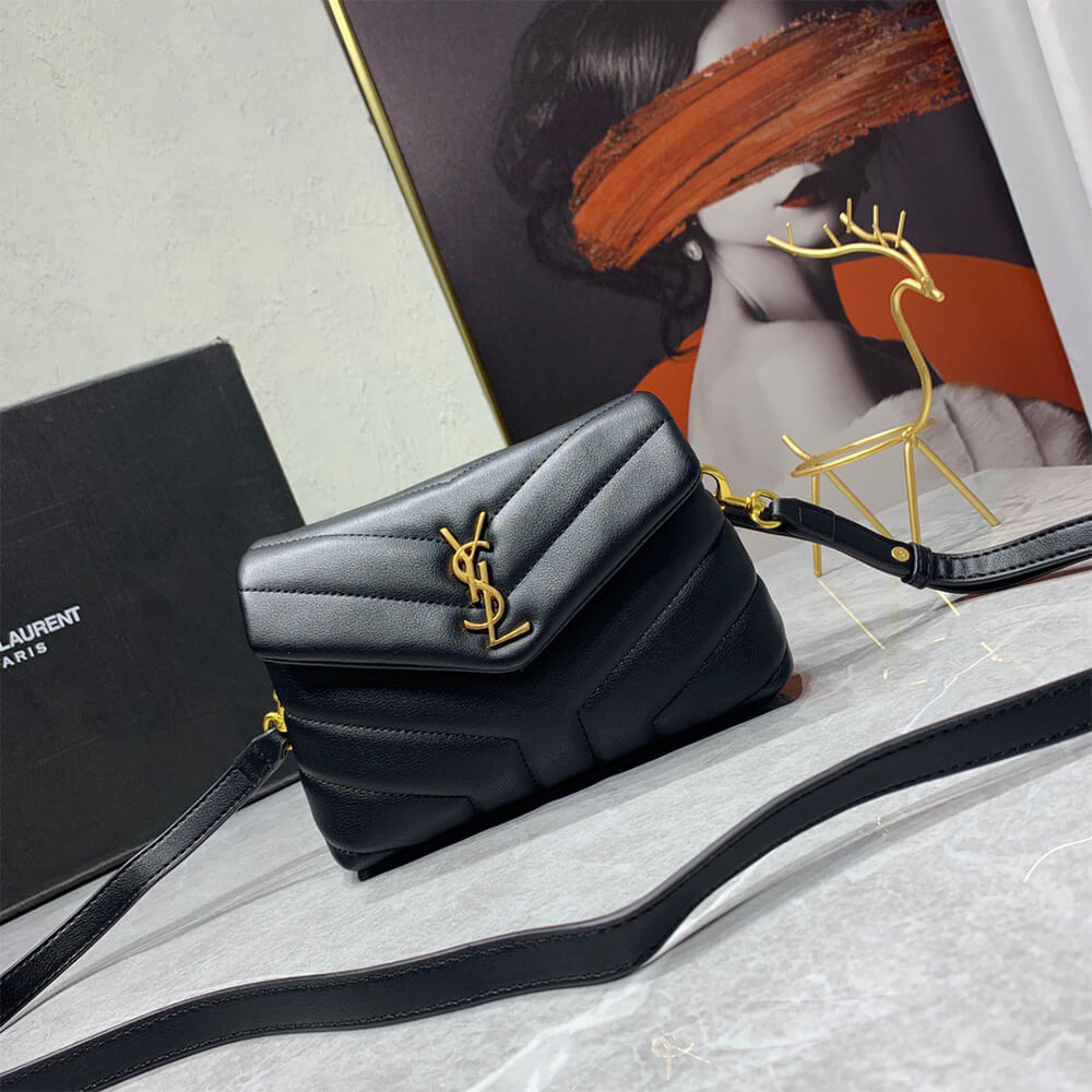 Quilted YSL Toy Loulou Bag - Image 2
