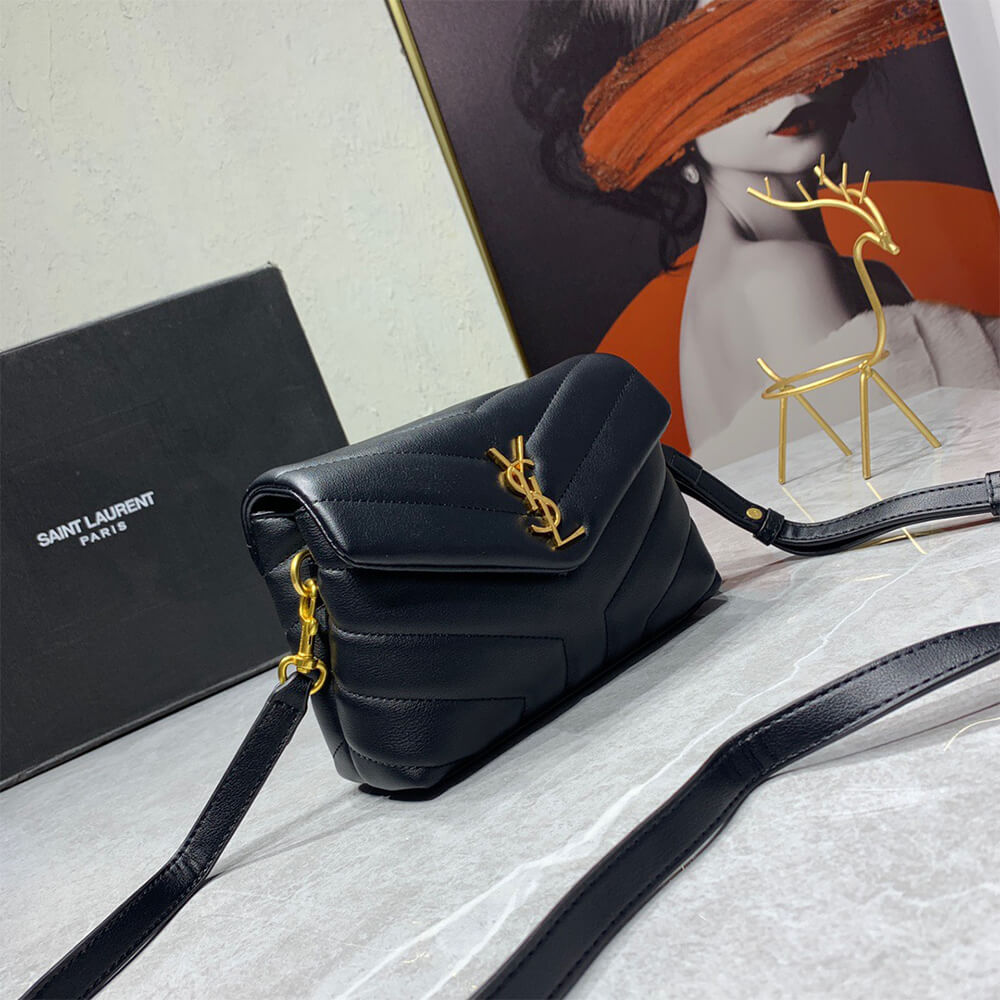 Quilted YSL Toy Loulou Bag - Image 3