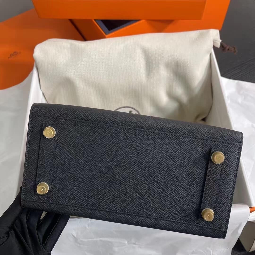 Black Hermes Birkin 25 Sellier (High-end Grade) - Image 5