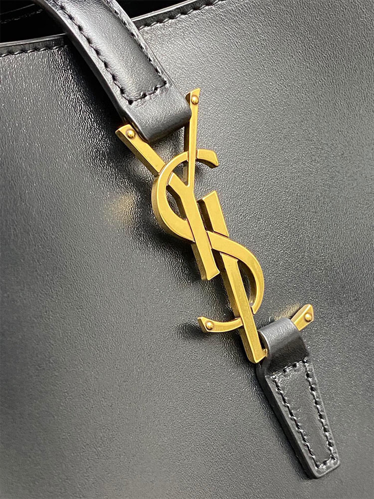 BLACK YSL LE 37 small in shiny leather - Image 6