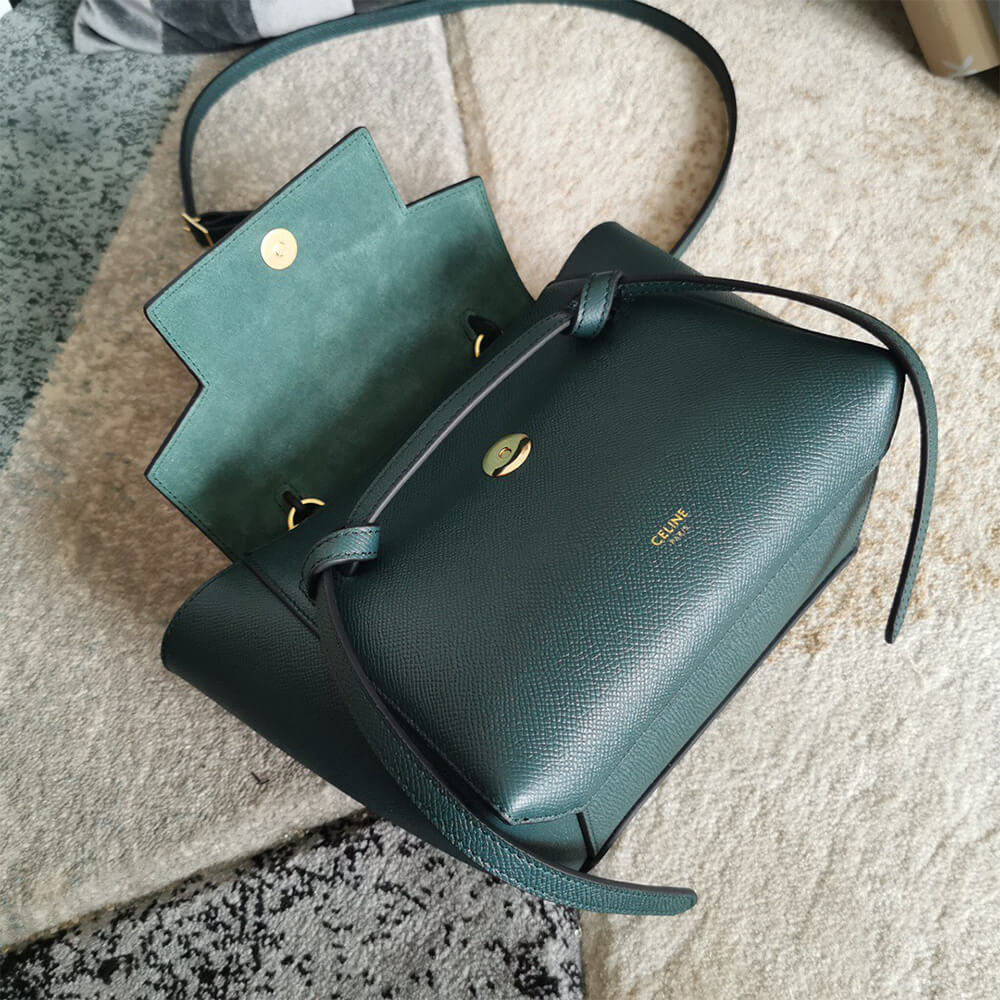 Prussian Blue CELINE NANO BELT BAG - Image 6