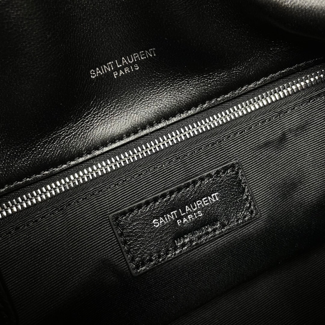 Black YSL Toy Puffer in lambskin - Image 7