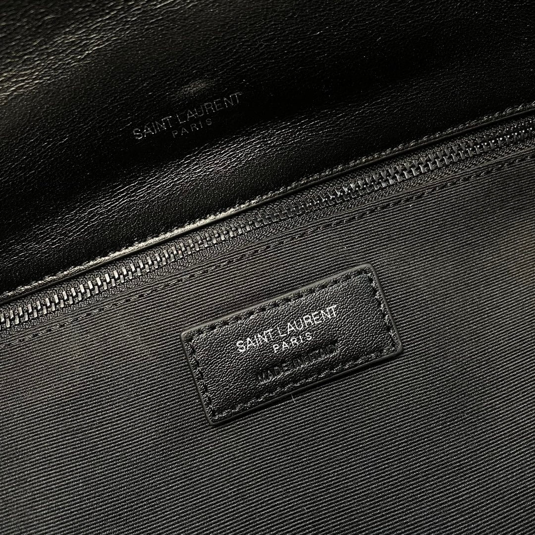 Black YSL PUFFER MEDIUM in Nappa leather - Image 7