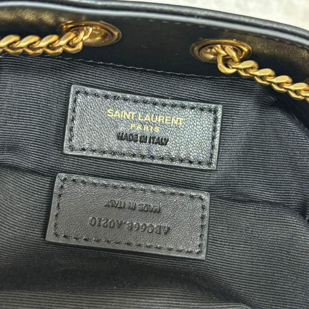 YSL Joe quilted lambskin mini bucket bag - Image 7