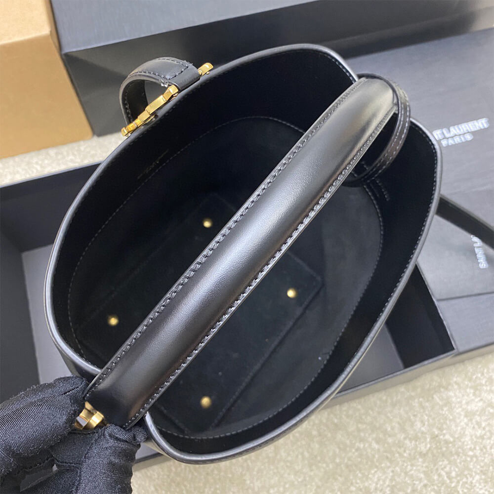 BLACK YSL LE 37 small in shiny leather - Image 8
